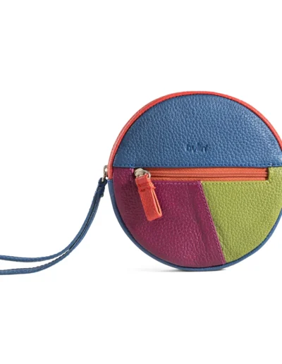 Round Purse Cobalt / Lime