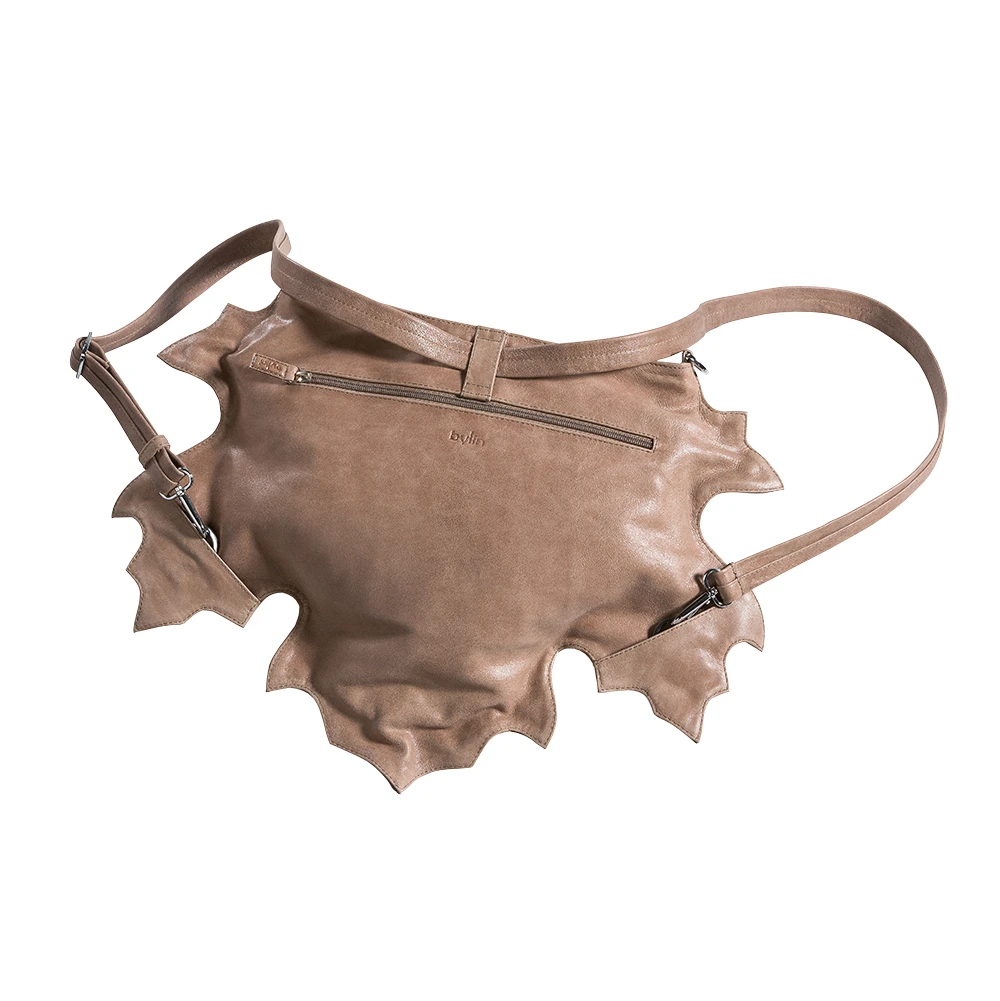Maple Leaf Leather Handbag & Backpack