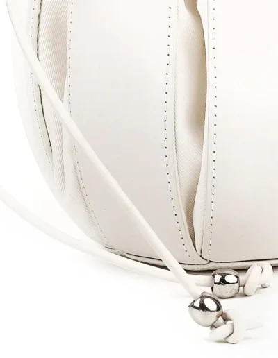 “Wedding Tulip” Classic cream leather – cream canvas